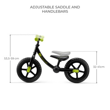 Kinderkraft колело за баланс 2WAY Next Offroad Black