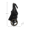 Бебешка количка с табла Kinderkraft Trig 3 Onyx Black