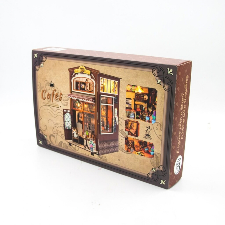 Сглобяем модел Book Nook Café