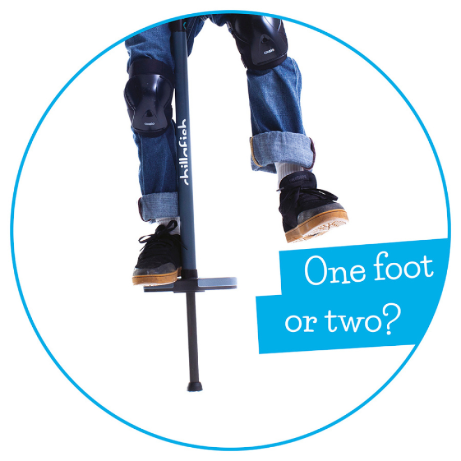 Chillafish Poogi kids пого стик Blue