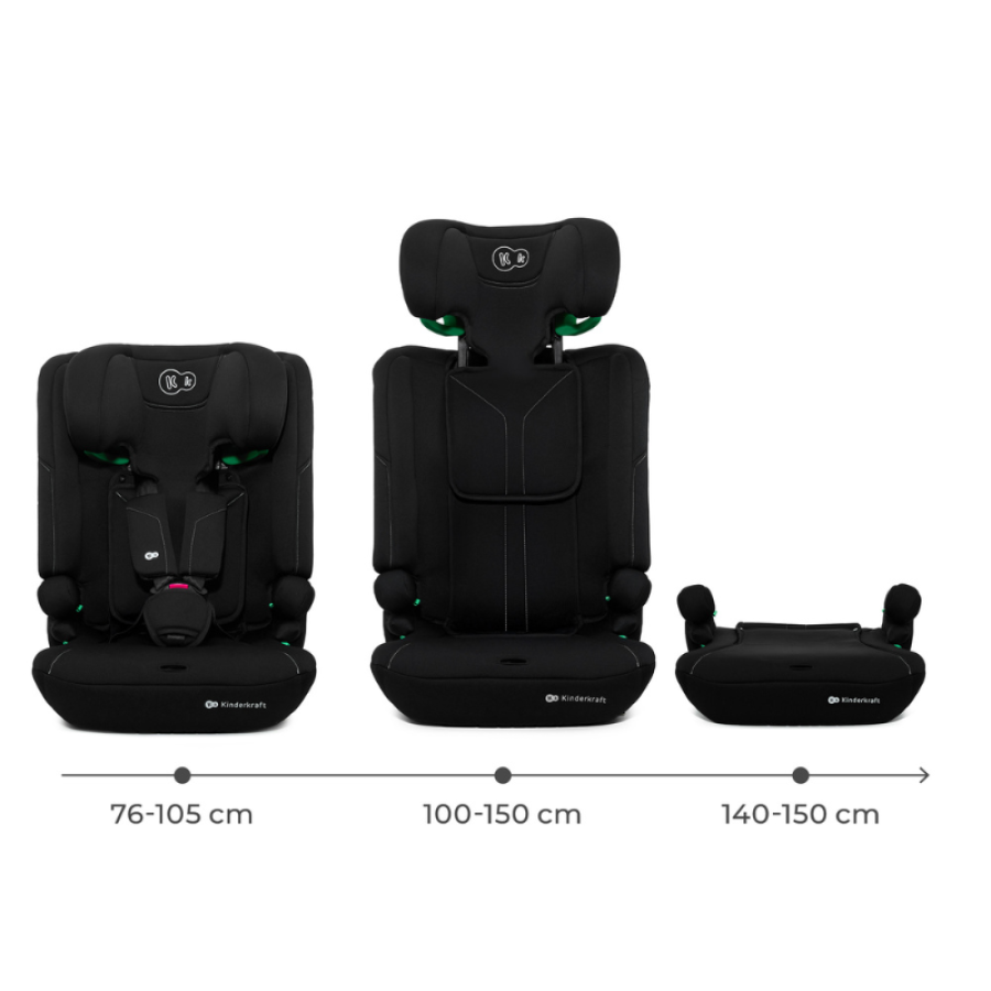 Kinderkraft I-COMFY i-Size столче за кола Black