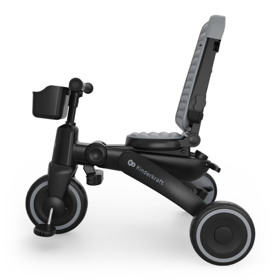 Сгъваема триколка Kinderkraft Jazz 3 сива