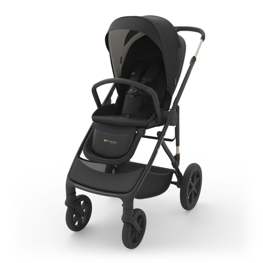Бебешка количка 2в1 Kinderkraft Prime 3 Black