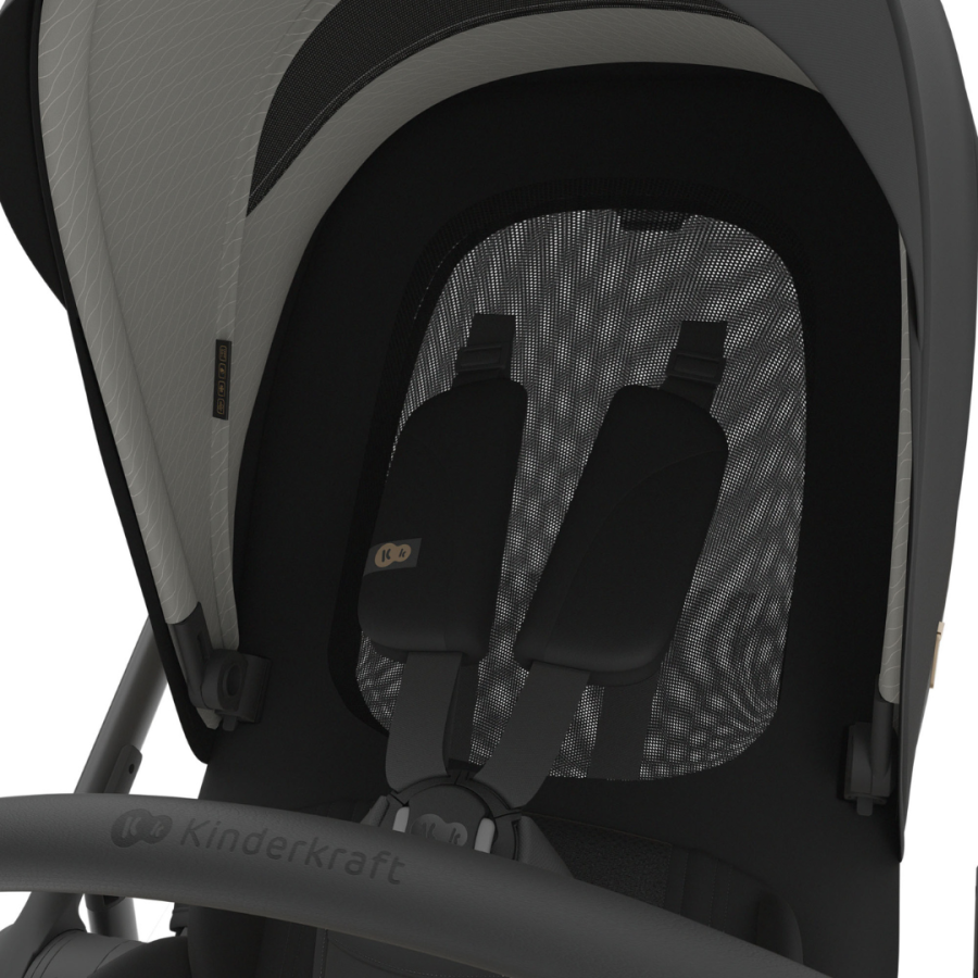 Бебешка количка 2в1 Kinderkraft Prime 3 Black