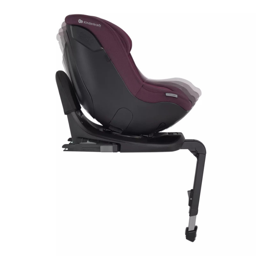 KinderKraft столче за кола I-GUARD Cherry Pearl