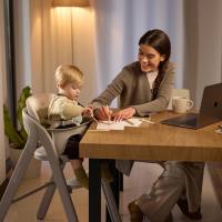 Столче за хранене Kinderkraft Tino Grey