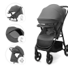 Бебешка количка с табла Kinderkraft Trig 3 Granite Grey