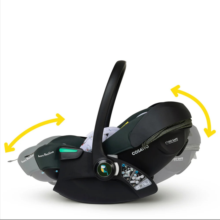 Столче за кола 0+ Cosatto CT6082 Acorn Recline Bureau плюс Isofix база CT6005