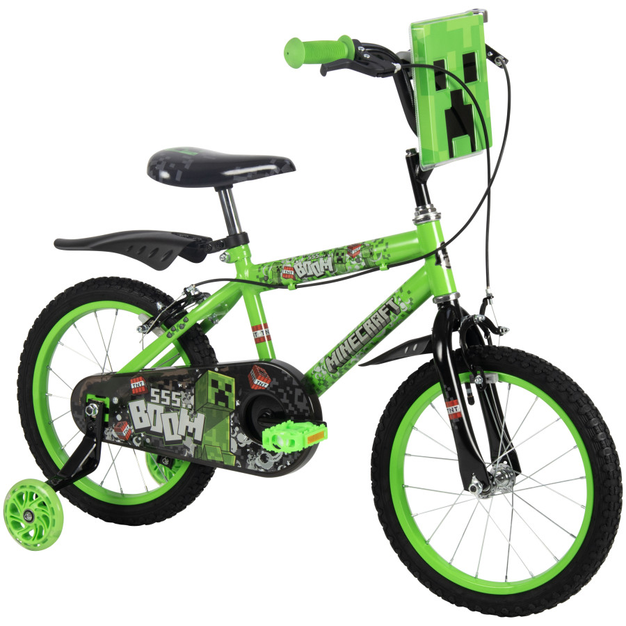 Huffy детски велосипед 16" Minecraaft зелен