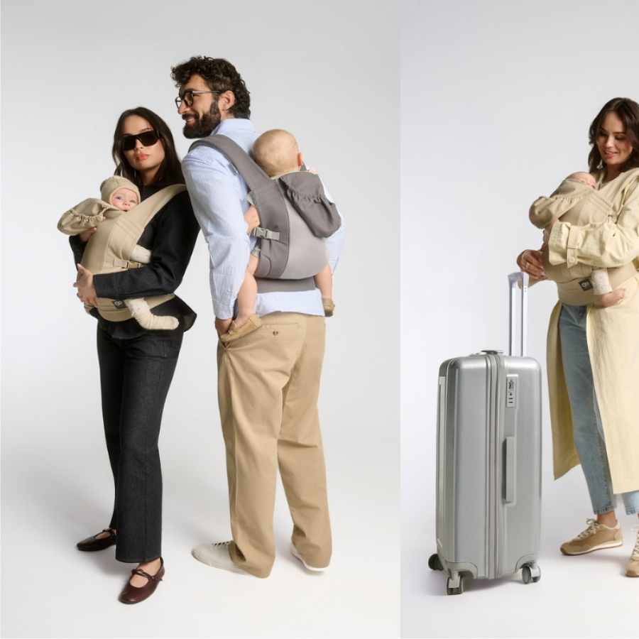 Ергономична раница Kinderkraft CarryBee Grey