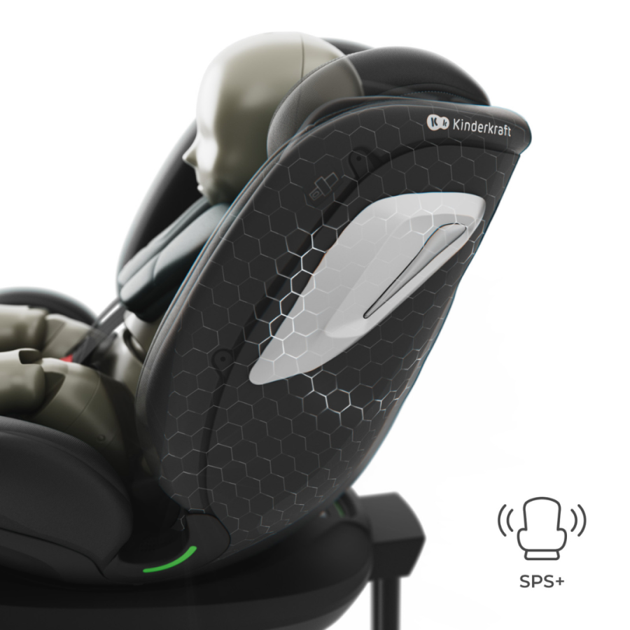 KinderKraft I-360 2 Plus столче за кола зелено
