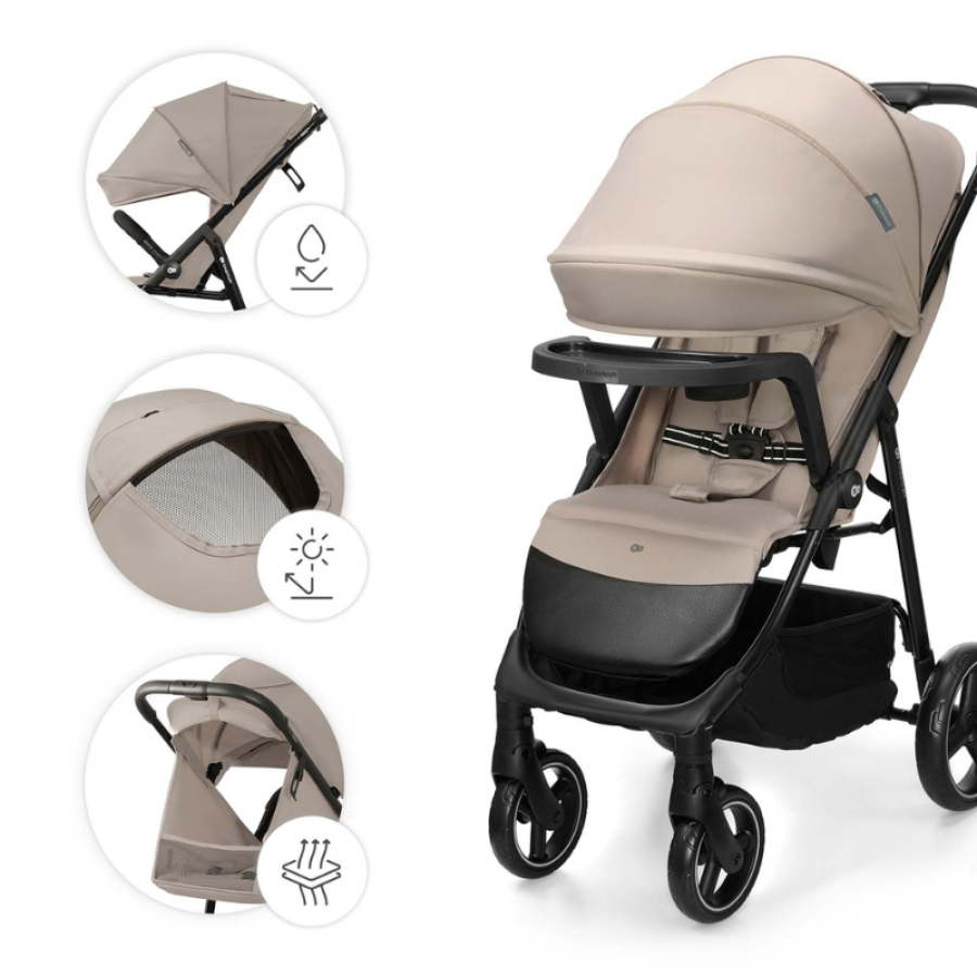 Бебешка количка с табла Kinderkraft Trig 3 Stone Beige