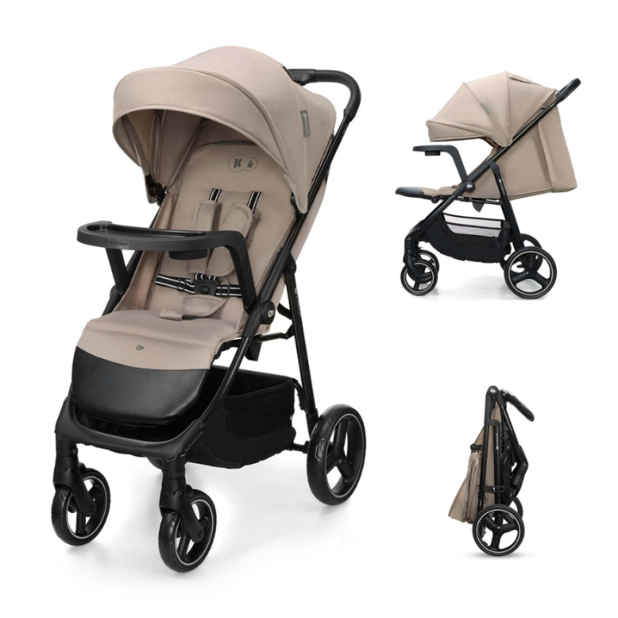 Бебешка количка с табла Kinderkraft Trig 3 Stone Beige