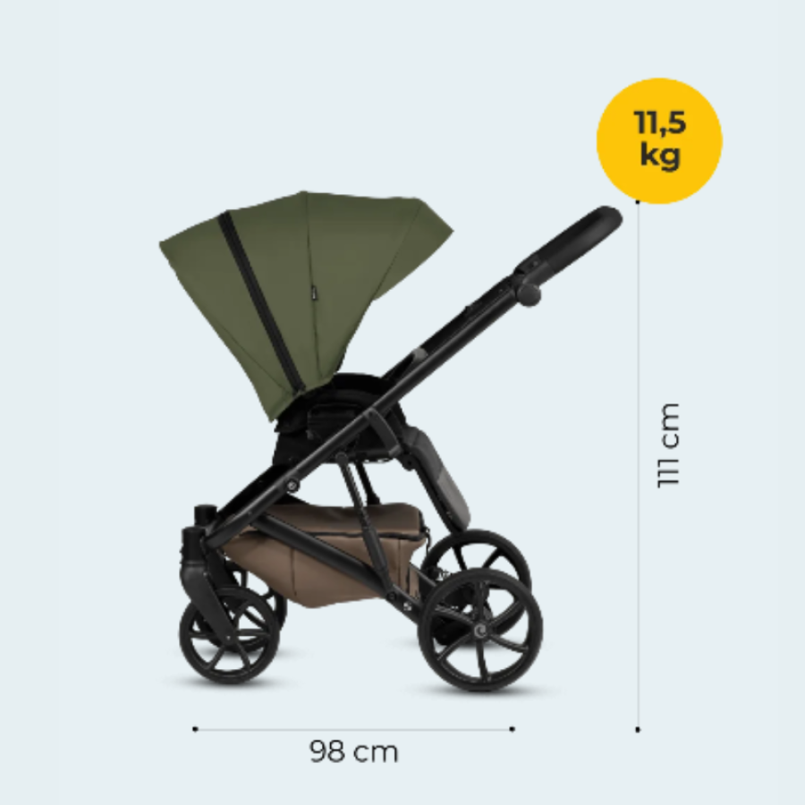 Tutis VIVA 6+ Leather бебешка количка 2в1 Vanila