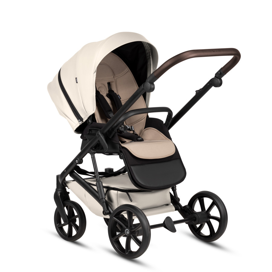 Tutis VIVA 6+ Leather бебешка количка 2в1 Vanila