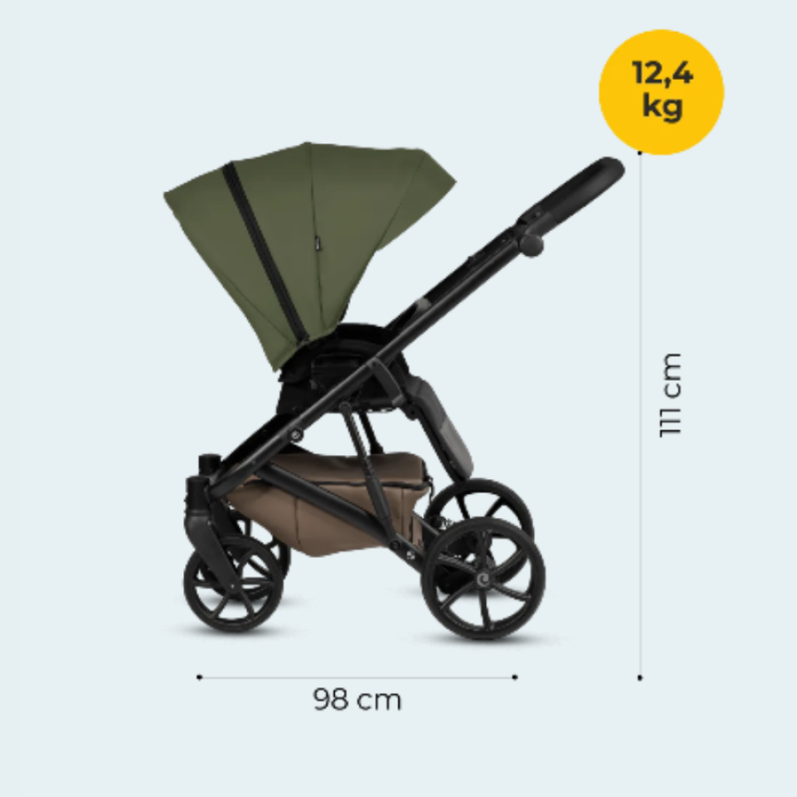 Tutis VIVA 6+ Leather бебешка количка 2в1 Vanila