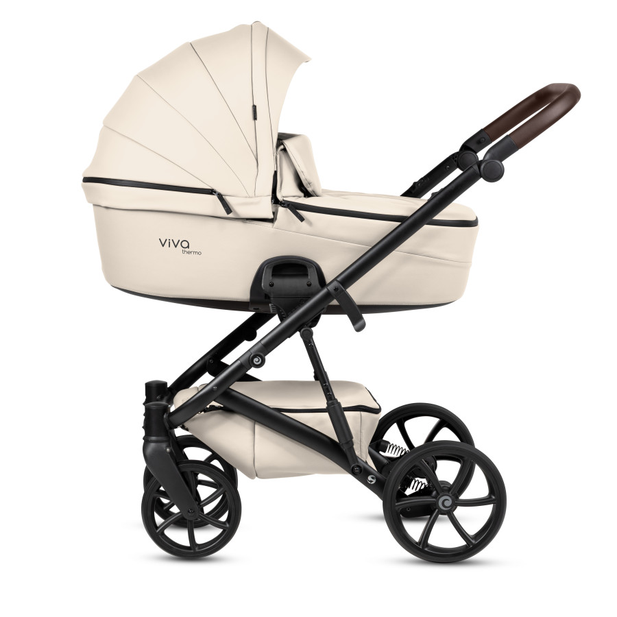 Tutis VIVA 6+ Leather бебешка количка 2в1 Vanila