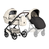 Tutis VIVA 6+ Leather бебешка количка 2в1 Vanila