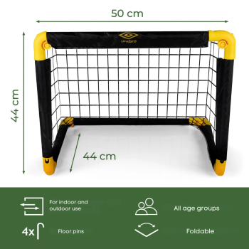 Сгъваеми футболни врати 2 бр Umbro 55x44x44 см