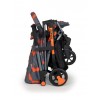 Cosatto CT5359 Woosh Double Charcoal Mr. Fox бебешка количка за близнаци