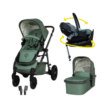 Бебешка количка Cosatto CT5625 Wow 3 Meadow плюс столче за кола CT6087 Acorn Recline и CT6005 база