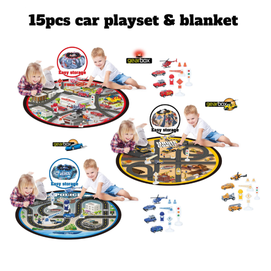 Gearbox подложка за игра с Полицейски колички