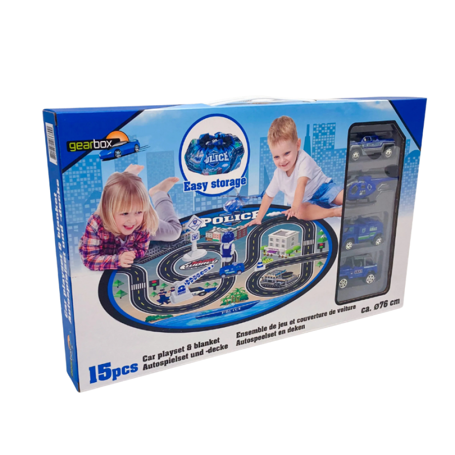 Gearbox подложка за игра с Полицейски колички