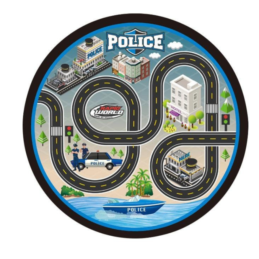 Gearbox подложка за игра с Полицейски колички