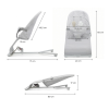Бебешки шезлонг KinderKraft Mimi Light Grey