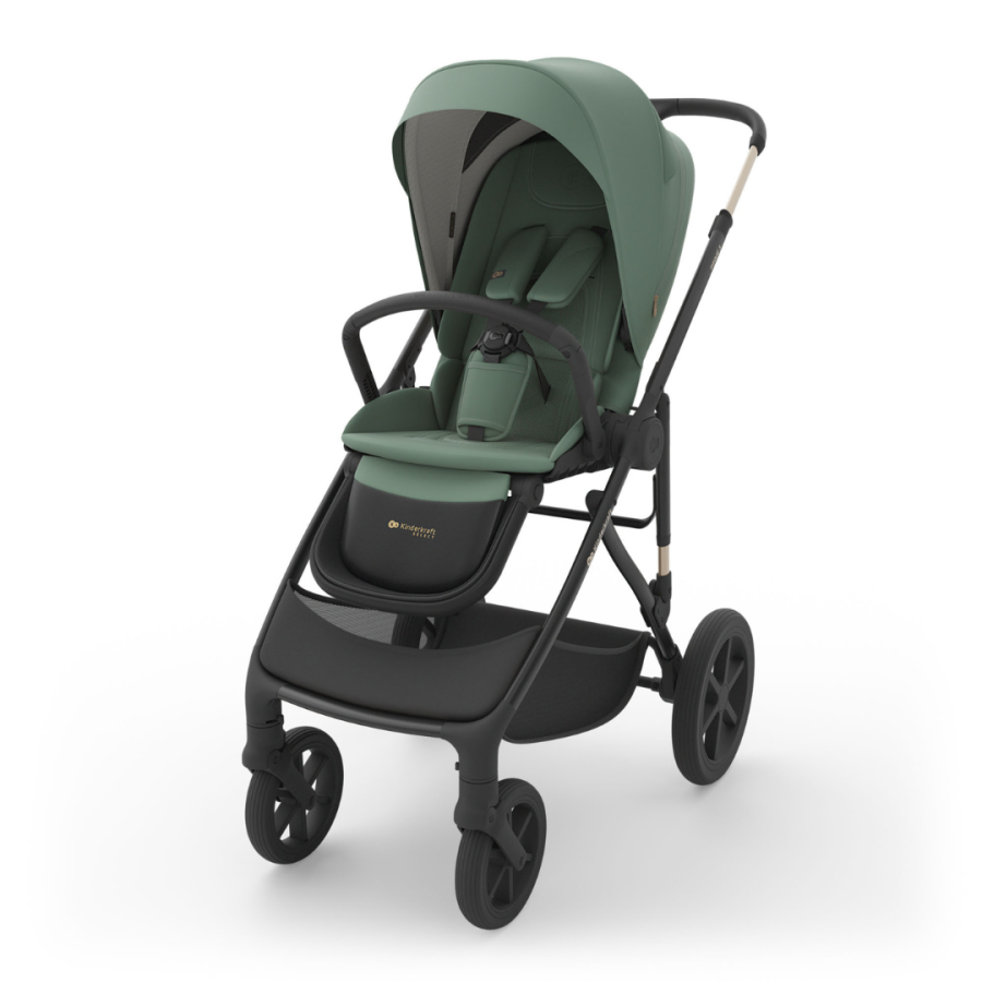 Бебешка количка 2 в 1 Kinderkraft Prime 3 Green