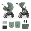 Бебешка количка 2 в 1 Kinderkraft Prime 3 Green