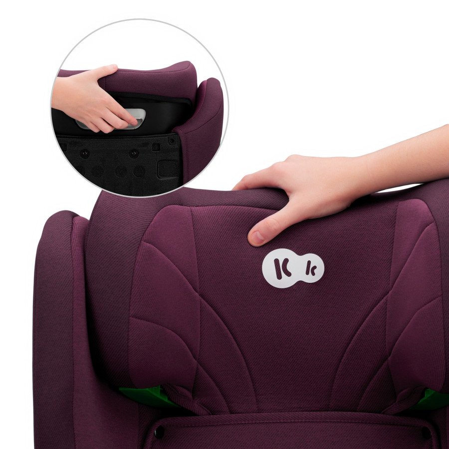 Kinderkraft столче за кола JUNIOR FIX 2 i-Size Cherry Pearl