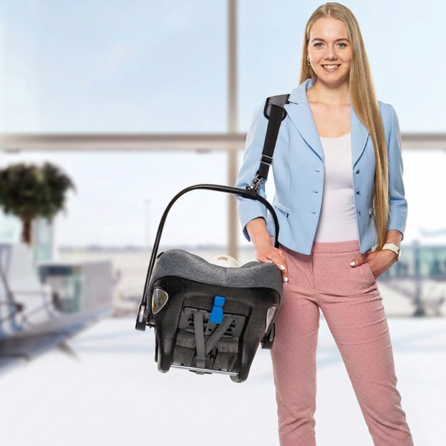 Колан за носене на кошче за кола Reer 85021 Clip&Go
