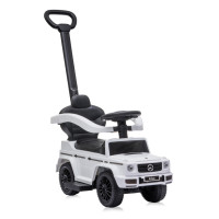 Кола за яздене Mercedes Benz G350d с дръжка бяла
