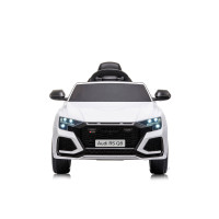 Акумулаторна кола Audi RS Q8 бяла EVA гуми