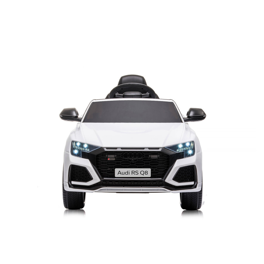 Акумулаторна кола Audi RS Q8 бяла EVA гуми