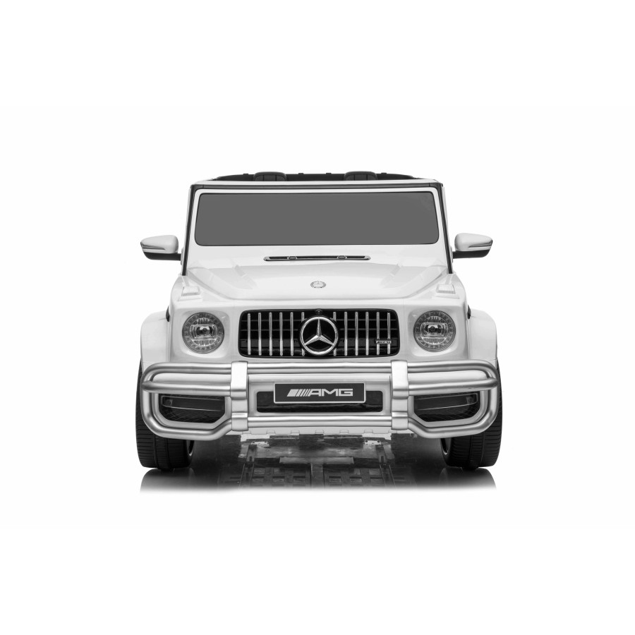 л. джип MERCEDES за две деца, бял, EVA