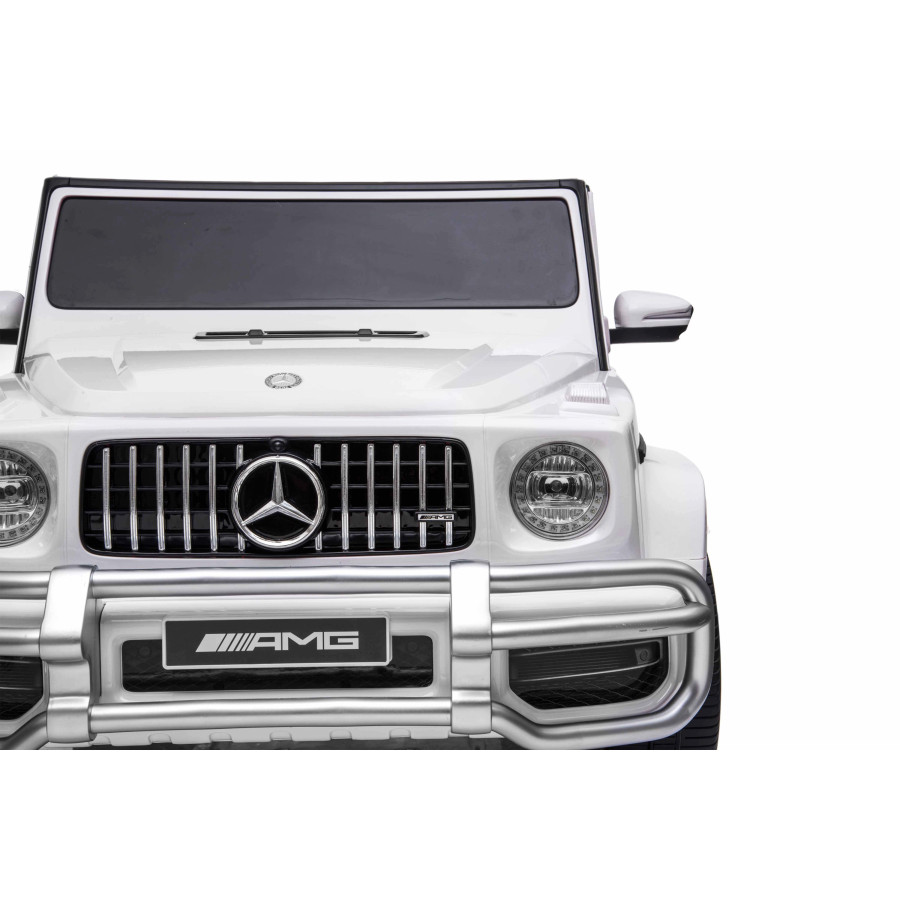 л. джип MERCEDES за две деца, бял, EVA