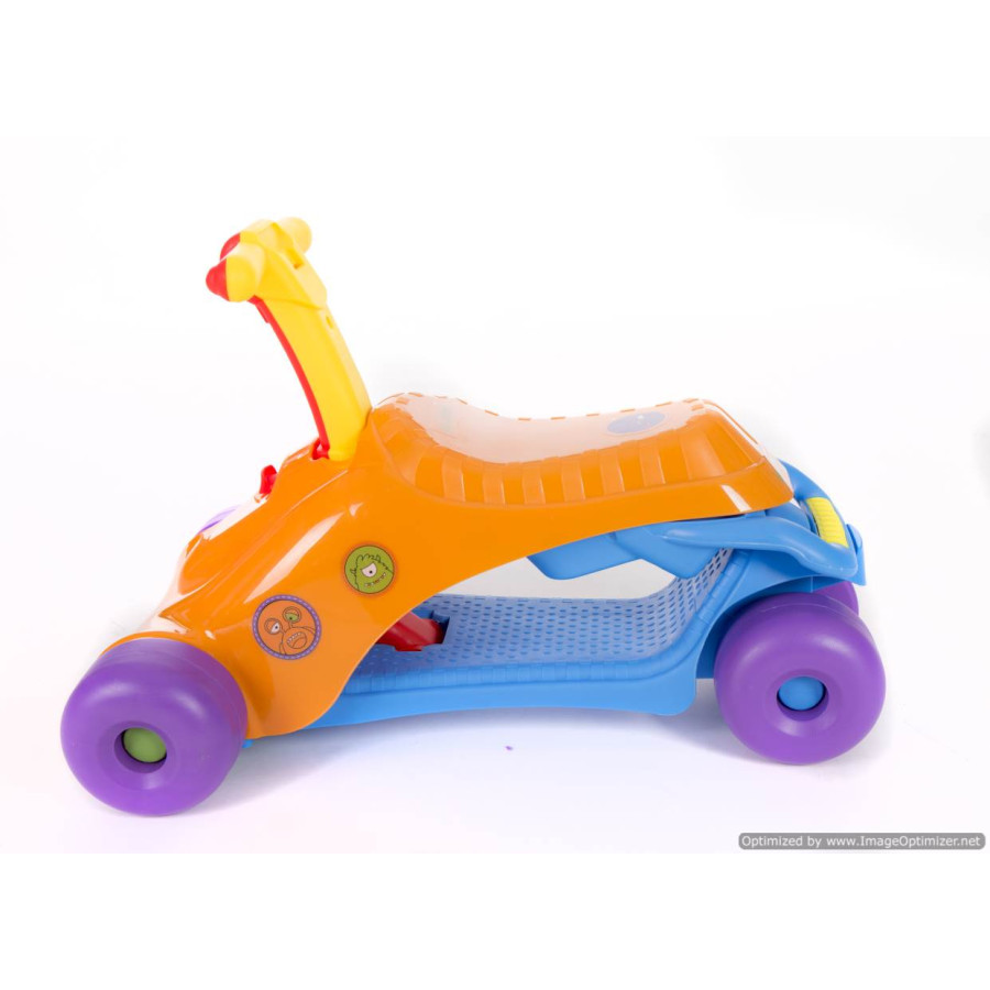 Количка за яздене Baby walker 2 in 1 Orange