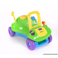 Количка за яздене Baby walker 2 in 1 Green