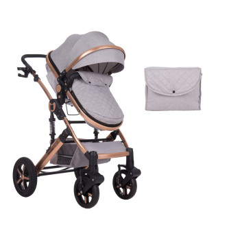 Комбинирана количка 2 в 1 с трансф.седалка Darling Light Grey 2020