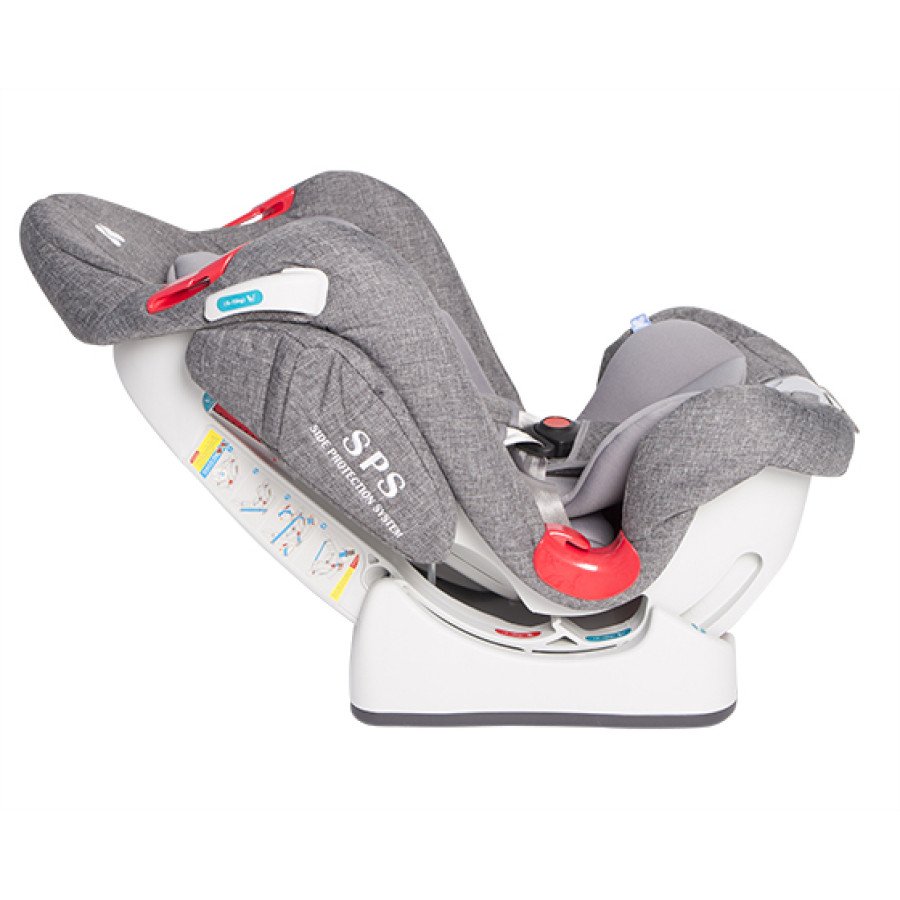 Стол за кола 0-1-2 (0-25 кг) O`Right Light Grey