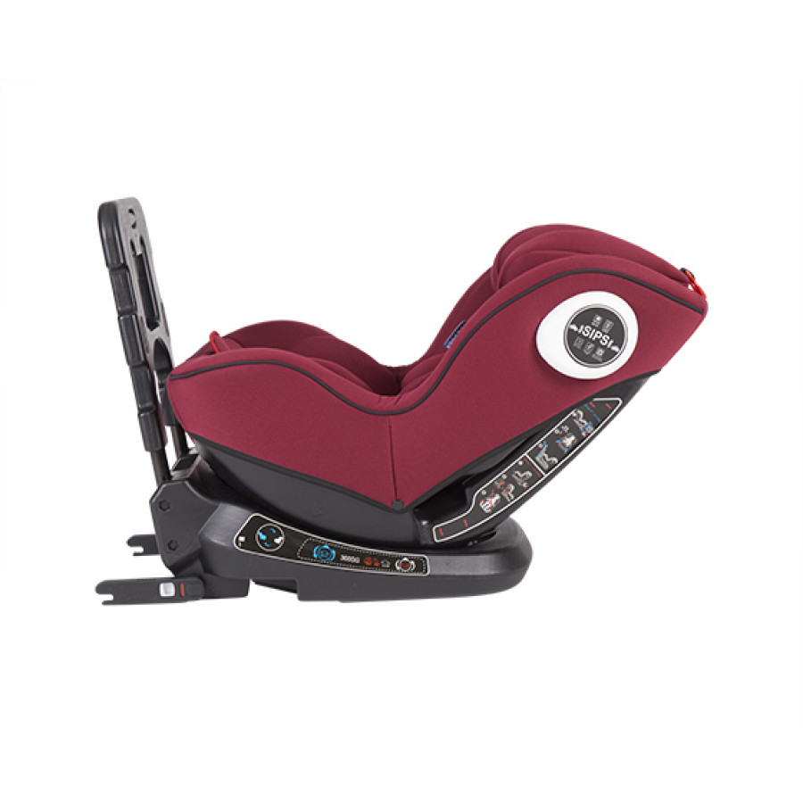 Стол за кола 0-1-2 (0-25 кг) Twister Red Isofix