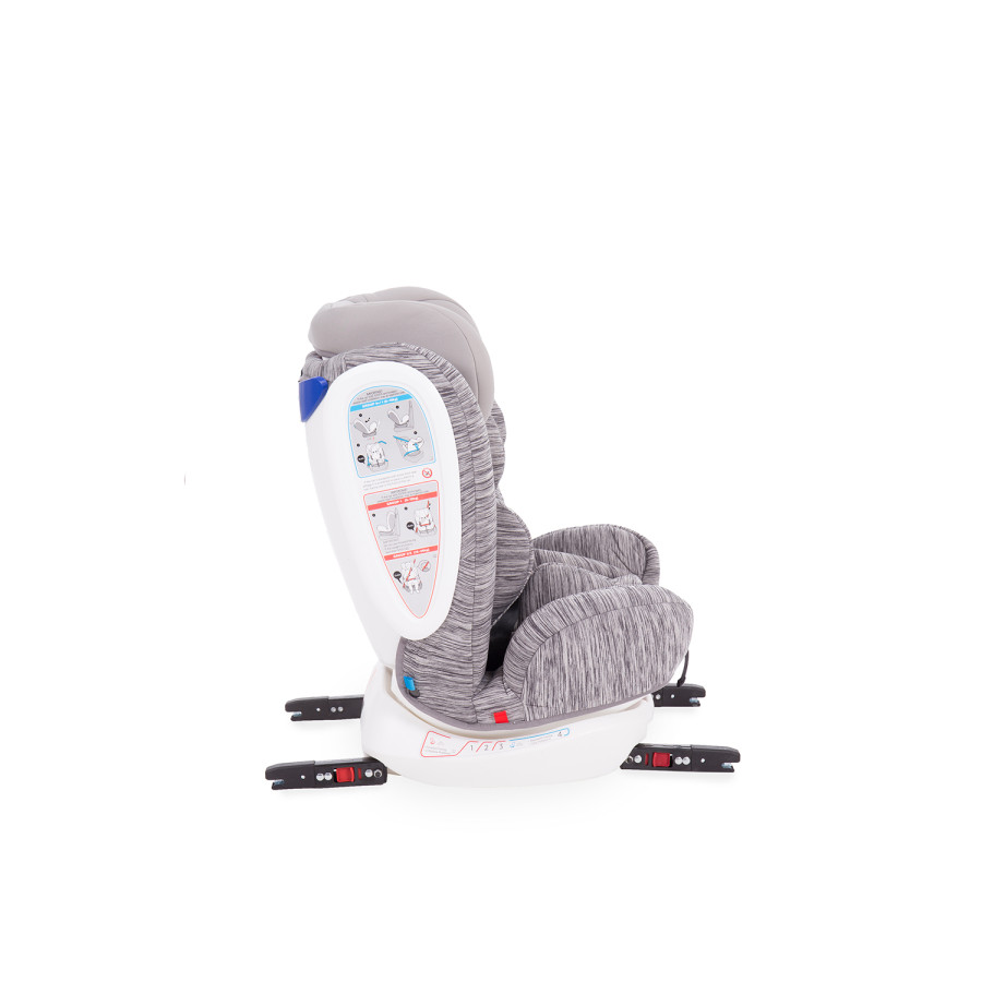 Стол за кола 0-1-2-3 (0-36 кг) 4 Fix Light Grey Melange