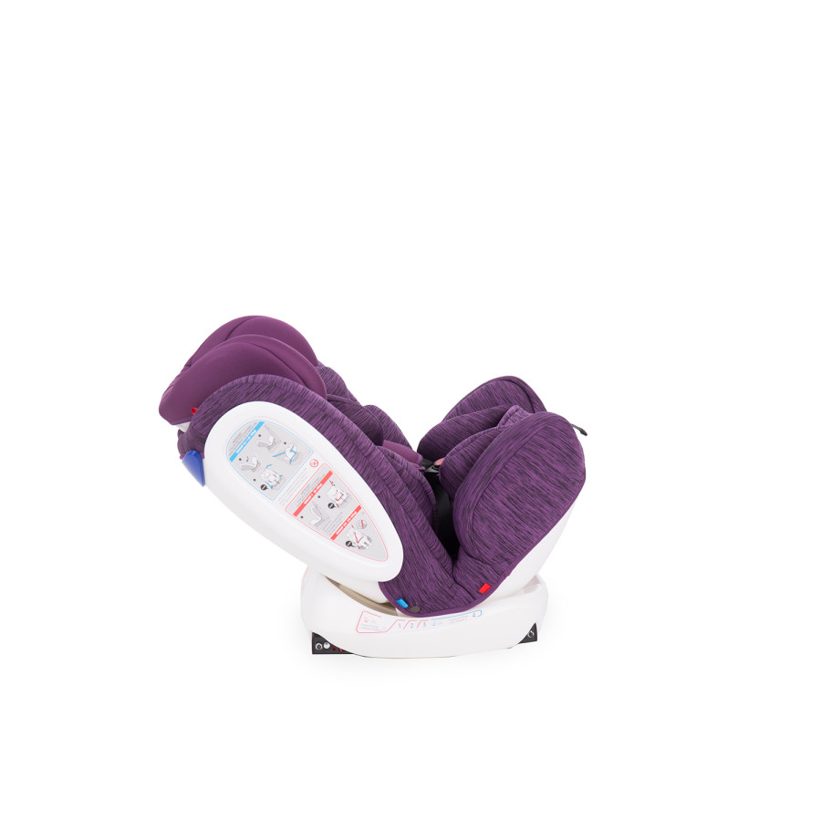 Стол за кола 0-1-2-3 (0-36 кг) 4 Fix Purple Melange