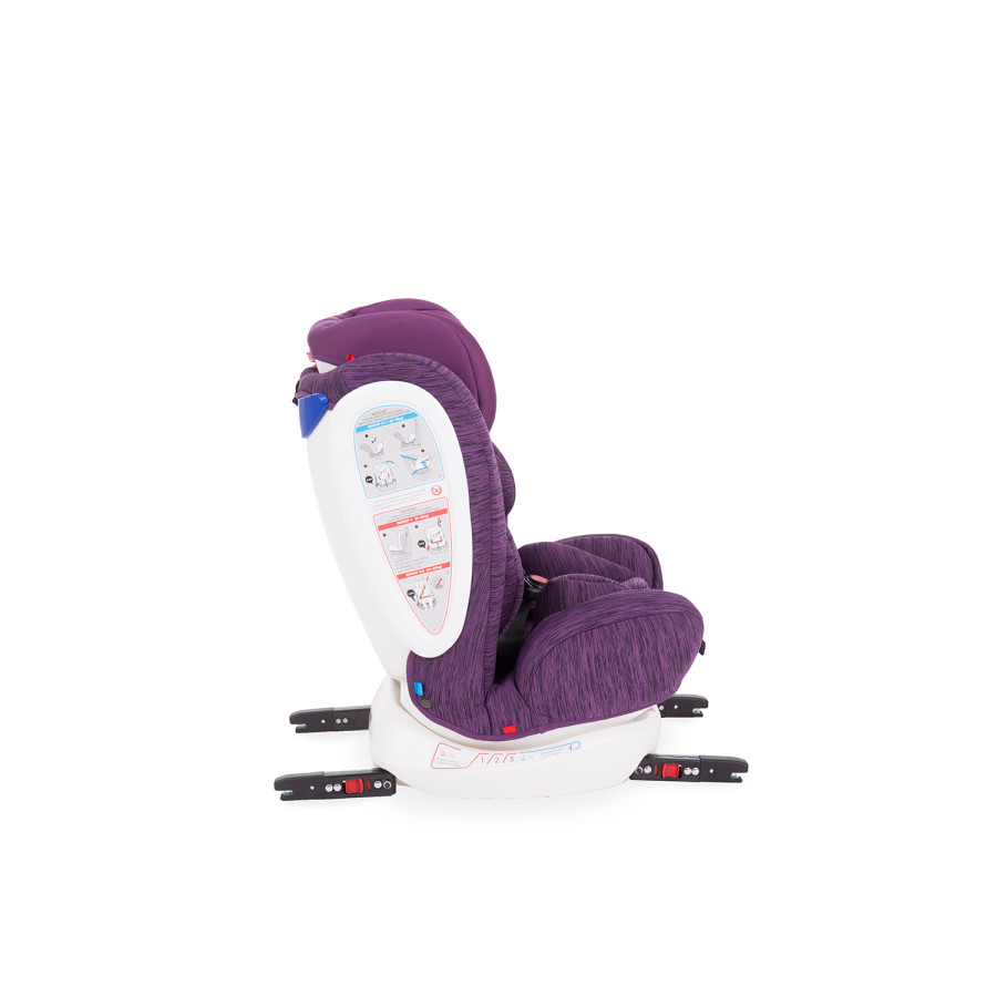 Стол за кола 0-1-2-3 (0-36 кг) 4 Fix Purple Melange
