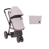 Комбинирана количка 2 в 1 Amica Grey