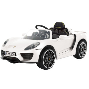 Акумулаторна кола Porsche 918 spyder hybr superc, 12v, rc, white