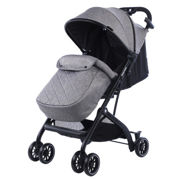 Бебешка лятна количка Miley Dark Grey + покривало