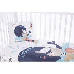 Бебешки спален комплект 3 части Happy Sailor